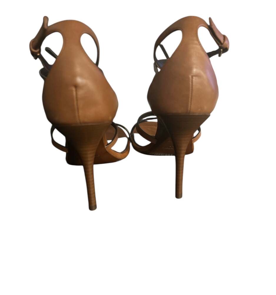 YSL Cassandra 100 sandal in new papaya NIB size 39 - Picture 7 of 14